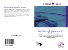 Bookcover of Institution of Engineers, Sri Lanka