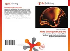 Buchcover von Marc Bélanger (musician)