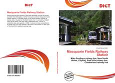 Bookcover of Macquarie Fields Railway Station