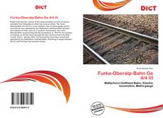 Bookcover of Furka-Oberalp-Bahn Ge 4/4 III