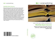 Capa do livro de Matilda Koen-Sarano 