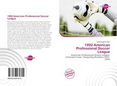 Portada del libro de 1992 American Professional Soccer League