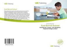 Bookcover of East Barnet School