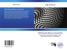 Capa do livro de 1970 South African Grand Prix 