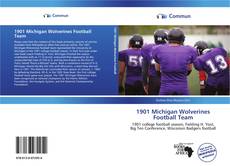 Capa do livro de 1901 Michigan Wolverines Football Team 