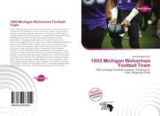 Portada del libro de 1903 Michigan Wolverines Football Team