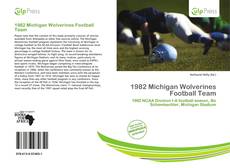 Buchcover von 1982 Michigan Wolverines Football Team