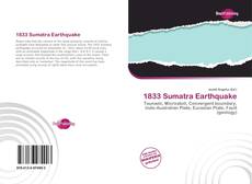 Capa do livro de 1833 Sumatra Earthquake 