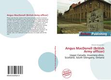 Angus MacDonell (British Army officer) kitap kapağı