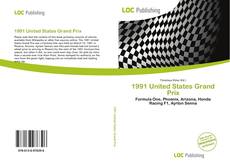 Capa do livro de 1991 United States Grand Prix 