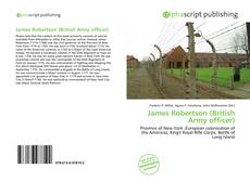 Buchcover von James Robertson (British Army officer)