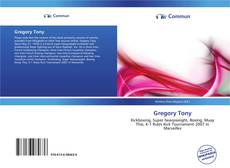 Capa do livro de Gregory Tony 