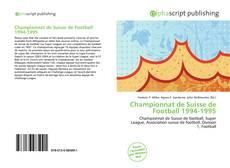 Bookcover of Championnat de Suisse de Football 1994-1995