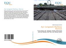 Capa do livro de Ayr (original) Railway Station 