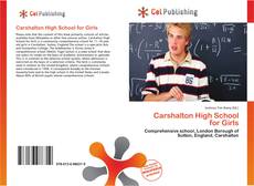 Buchcover von Carshalton High School for Girls