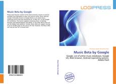 Capa do livro de Music Beta by Google 