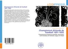 Capa do livro de Championnat d'Irlande de Football 1891-1892 