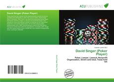 David Singer (Poker Player) kitap kapağı