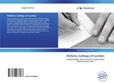 Portada del libro de Hellenic College of London