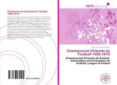 Portada del libro de Championnat d'Irlande de Football 1909-1910