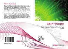 Couverture de Albert Hofstadter