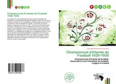 Capa do livro de Championnat d'Irlande de Football 1929-1930 