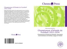 Capa do livro de Championnat d'Irlande de Football 1933-1934 