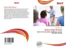 Couverture de Acton High School