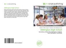Обложка Addington High School
