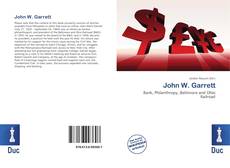 Buchcover von John W. Garrett