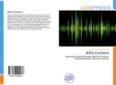 Capa do livro de Billie Carleton 