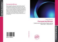 Portada del libro de Fernand de Brinon