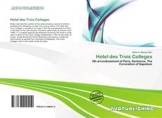 Buchcover von Hotel des Trois Colleges