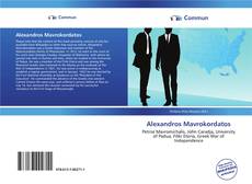 Capa do livro de Alexandros Mavrokordatos 