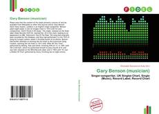 Portada del libro de Gary Benson (musician)