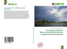 Bookcover of European Units of Measurement Directives