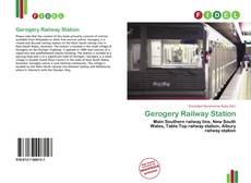 Bookcover of Gerogery Railway Station