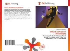 Capa do livro de David Davidson (footballer) 