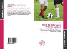 Couverture de 1992–93 Belarusian Premier League