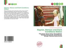 Portada del libro de Haynes, Hanson and Clark Conditions Stakes