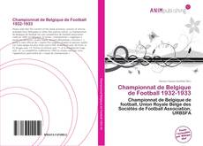 Capa do livro de Championnat de Belgique de Football 1932-1933 