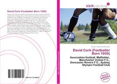 Capa do livro de David Cork (Footballer Born 1959) 