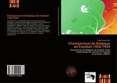 Buchcover von Championnat de Belgique de Football 1958-1959