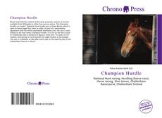 Portada del libro de Champion Hurdle