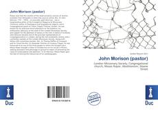 Buchcover von John Morison (pastor)