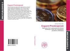 Portada del libro de Evgueni Preobrajenski