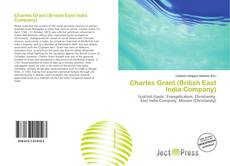 Capa do livro de Charles Grant (British East India Company) 