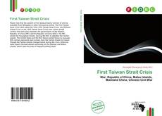 Buchcover von First Taiwan Strait Crisis