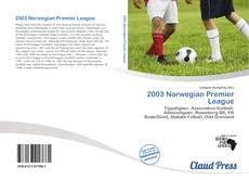 Bookcover of 2003 Norwegian Premier League