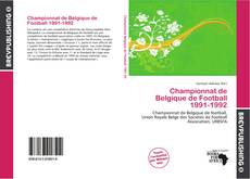Championnat de Belgique de Football 1991-1992的封面
